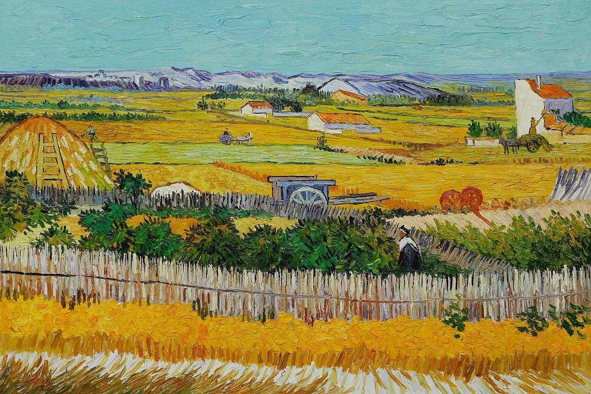 The Harvest by Vincent Van Gogh - Click Image to Close